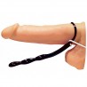 PORATOR COCKRING WITH ANAL STIMULATOR BLACK