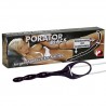 PORATOR COCKRING WITH ANAL STIMULATOR BLACK