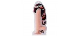 FUKTION CUPS REALISTIC VIBRATOR WITH TESTICLES 8'' WHITE
