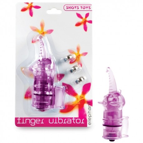 VIBRADOR DE DEDO ELEPHANT FINGER VIBRATOR MORADO