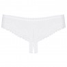 OBSESSIVE ALABASTRA CROTCHLESS THONG WHITE