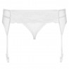 OBSESSIVE CHARMS GARTER BELT WHITE