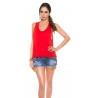 TOP SEXY RED ALINE