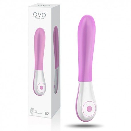 OVO E2 RECHARGEABLE VIBRATOR PINK