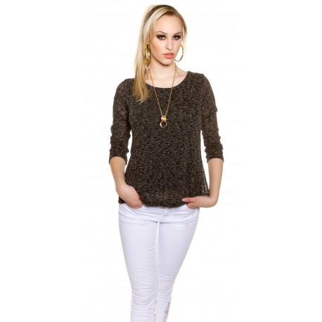 CAMISOLA PRETO E BRANCO ESTER