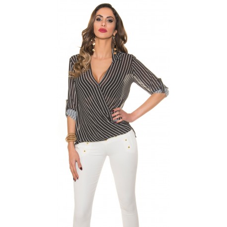 BLUSE NOIR ADRIANA
