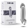 SONO N&ordm;33 PENIS SLEEVE WITH EXTENSION TRANSPARENT