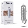 SONO N&ordm;36 PENIS SLEEVE WITH EXTENSION TRANSPARENT