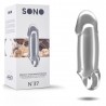SONO N&ordm;37 PENIS SLEEVE WITH EXTENSION TRANSPARENT