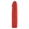 OUCH! DELUXE SILICONE STRAP-ON 25,5CM RED