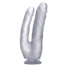 PENE DOBLE REALISTA REALROCK 10&rdquo; TRANSPARENTE