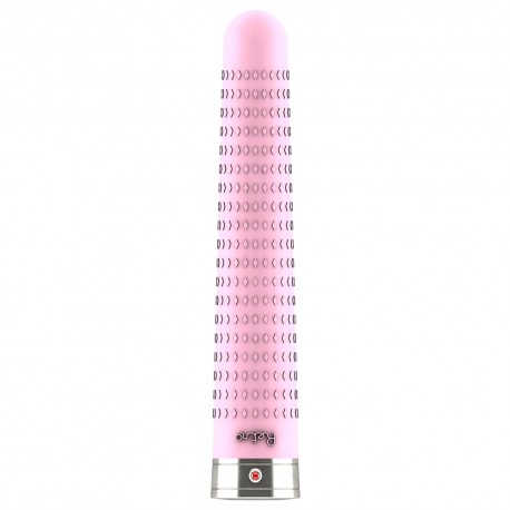 VIBRADOR RECARREG&Aacute;VEL RETRO JOPLIN ROSA