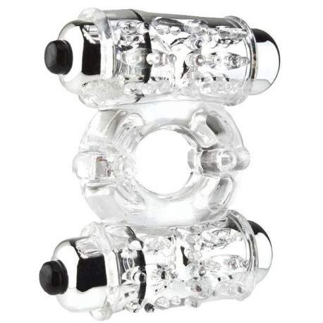 ANEL COM VIBRA&Ccedil;&Atilde;O SCREAMING O WOW DOUBLE WAMMY