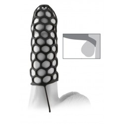 EXTENSION SILICONE WARRIOR COCK CAGE