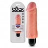 KING COCK VIBRATING STIFFY 5&rdquo; REALISTIC VIBRATOR WHITE