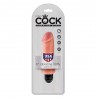 VIBRADOR REAL&Iacute;STICO KING COCK VIBRATING STIFFY 5&rdquo; BRANCO