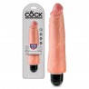 KING COCK VIBRATING STIFFY 8&rdquo; REALISTIC VIBRATOR WHITE