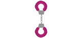 ALGEMAS COM PELUCHE PLEASURE FURRY HANDCUFFS ROSA