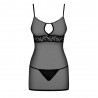 OBSESSIVE 812-CHE CHEMISE AND THONG
