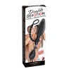 COCKRING WITH INFLATABLE ANAL PLUG DOUBLE DEVOTION
