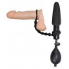 COCKRING WITH INFLATABLE ANAL PLUG DOUBLE DEVOTION