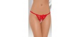 TANGA ABERTO RENDADA VERMELHO G-STRING 2306