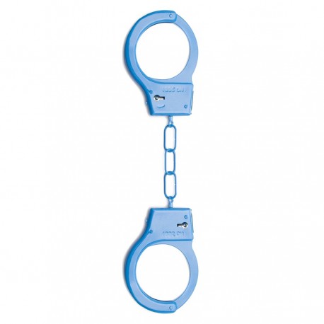 METAL HANDCUFFS BLUE