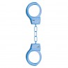 METAL HANDCUFFS BLUE