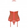 OBSESSIVE 838-COR CORSET AND THONG