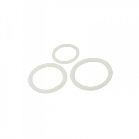 CONJUNTO DE 3 ANILLOS PARA EL PENE SILICONE COCK RINGS TIMELESS TRANSPARENTE
