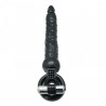 ANEL VIBRAT&Oacute;RIO COM DILDO TIMELESS 2 STABS PRETO
