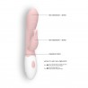 LOVELINE JUICY RECHARGEABLE SILICONE VIBRATOR PINK