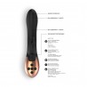 ELEGANCE OPULENT RECHARGEABLE SELF-HEATING VIBRATOR BLACK