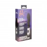 GC RIBBED SILICONE VIBRATOR BLACK