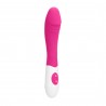 GC RIBBED SILICONE VIBRATOR PINK