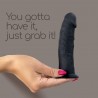 DILDO PREMIUM SILICONA TESSUDO 6" CHOCOLATE CRUSHIOUS