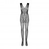 OBSESSIVE F234 BODYSTOCKING BLACK