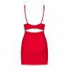 OBSESSIVE JOLIEROSE CHEMISE AND THONG RED