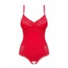 OBSESSIVE JOLIEROSE TEDDY TAILLE QUEEN RED