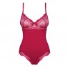 OBSESSIVE ROSALYNE TEDDY TAILLE QUEEN RED