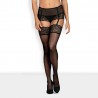 OBSESSIVE CONTICA STOCKINGS BLACK