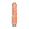 VIBRADOR REAL&Iacute;STICO 8" REALROCK BLANCO