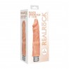 VIBRADOR REAL&Iacute;STICO 8" REALROCK BRANCO