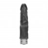 REALISTIC VIBRATING DILDO 7" REALROCK BLACK