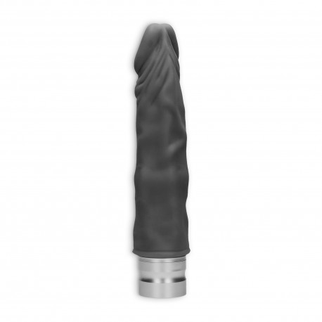 VIBRADOR REAL&Iacute;STICO 7" REALROCK NEGRO