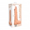 REALISTIC VIBRATING DILDO 10" WITH BALLS REALROCK FLESH