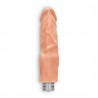 REALISTIC VIBRATING DILDO 9" REALROCK FLESH
