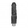 VIBRADOR REAL&Iacute;STICO 9" REALROCK PRETO