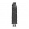 VIBRADOR REAL&Iacute;STICO 9" REALROCK NEGRO