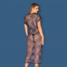 OBSESSIVE FLOWLACE PEIGNOIR BLUE